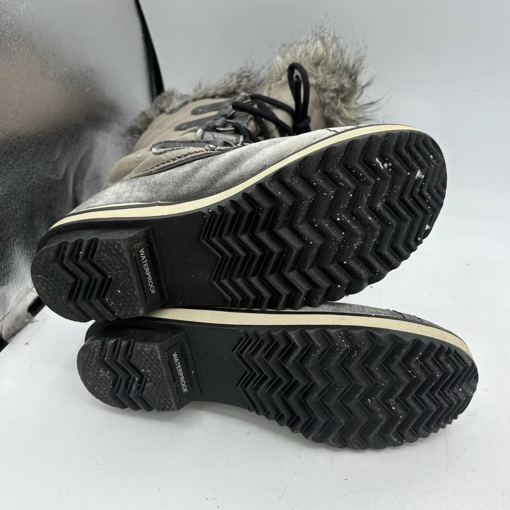 Sorel Boots Womens Size 7 Tofino II Waterproof Winter Snow Leather Upper Distres